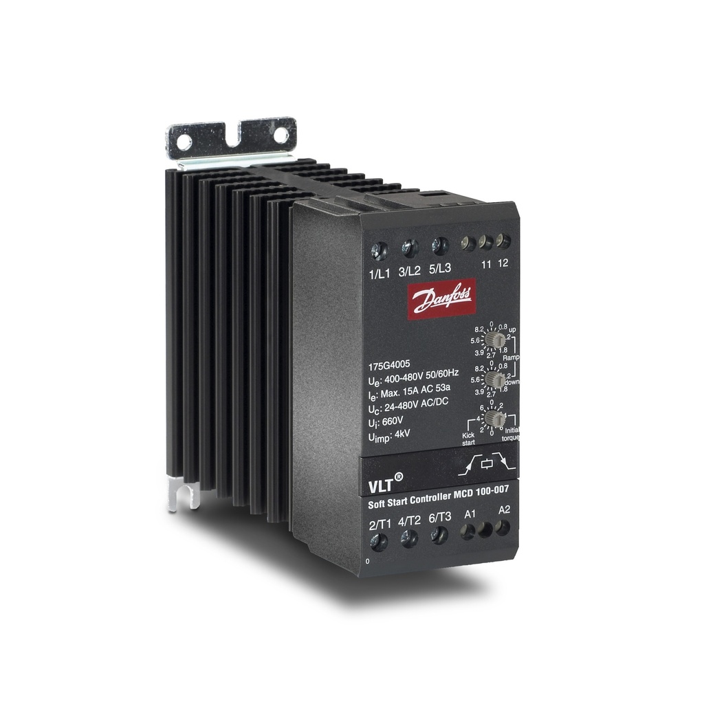 DANFOSS - MCD 100-007 - Arrancador suave 7,5 kW 400 – 480 V