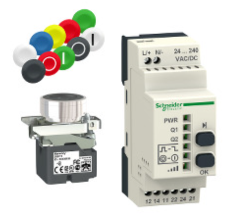 SCHNEIDER ELECTRIC - XB4RFA02 - Pack XB4R 22mm Receptor programable