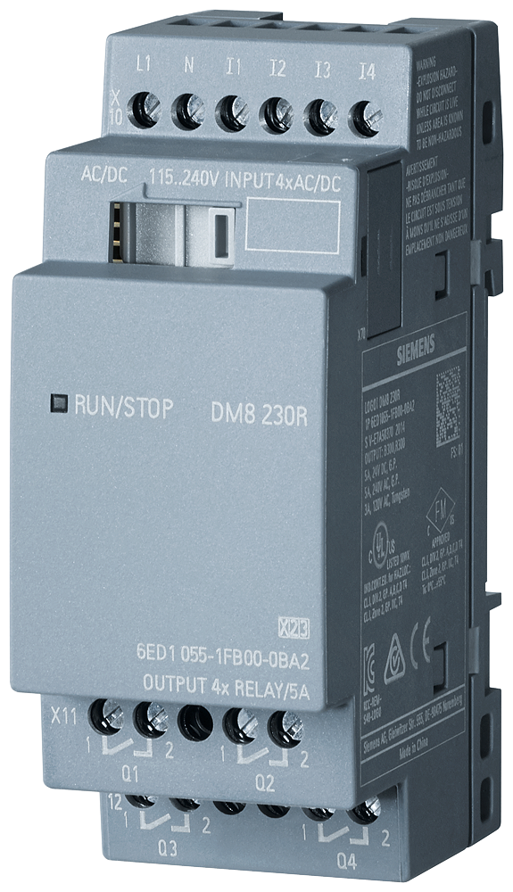 SIEMENS - 6ED1055-1FB00-0BA2 - Modulo DM8 4DI/4DO para LOGO 230