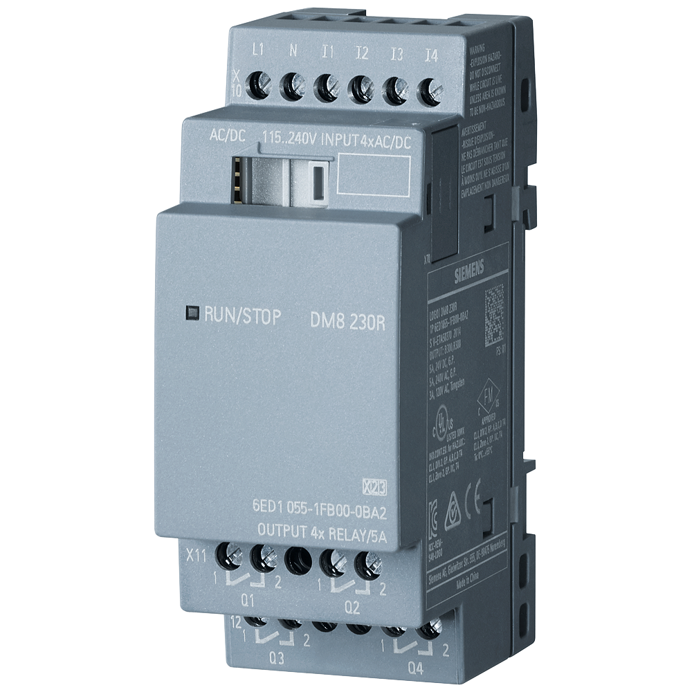 SIEMENS - 6ED1055-1FB00-0BA2 - Modulo DM8 4DI/4DO para LOGO 230