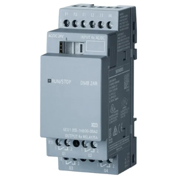 SIEMENS - 6ED1055-1HB00-0BA2 - DM8 4DI/4DO Module for LOGO 24