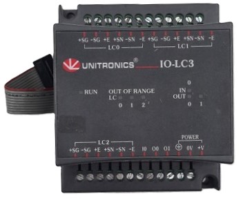 UNITRONICS - IO-LC3 - Module for 3 load cells (1 DI/2spO)