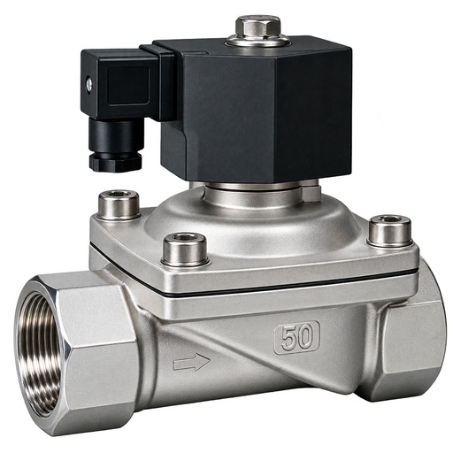 [262001] DARHOR COMPANY - 2W21-S-N-20-AC220V - 3/4" Stainless Steel Solenoid Valve 220 VAC