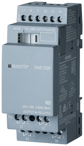 [227019] SIEMENS - 6ED1055-1FB00-0BA2 - Modulo DM8 4DI/4DO para LOGO 230