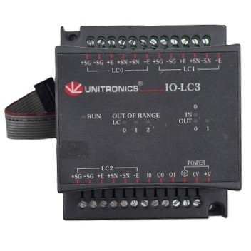 [228016] UNITRONICS - IO-LC3 - Modulo para 3 celdas de carga 1DI/2spO